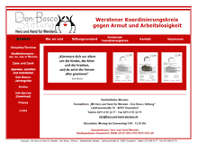 Tablet Screenshot of herz-und-hand-wersten.de